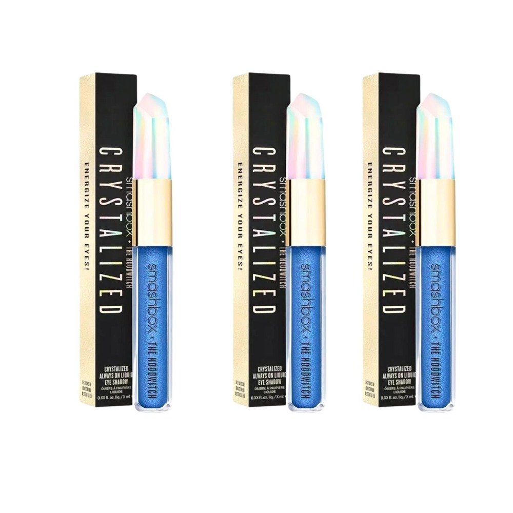 Smashbox Crystalized Liquid Eyeshadow Mindful AF 0.13oz Glitter New Lot of‎ 3